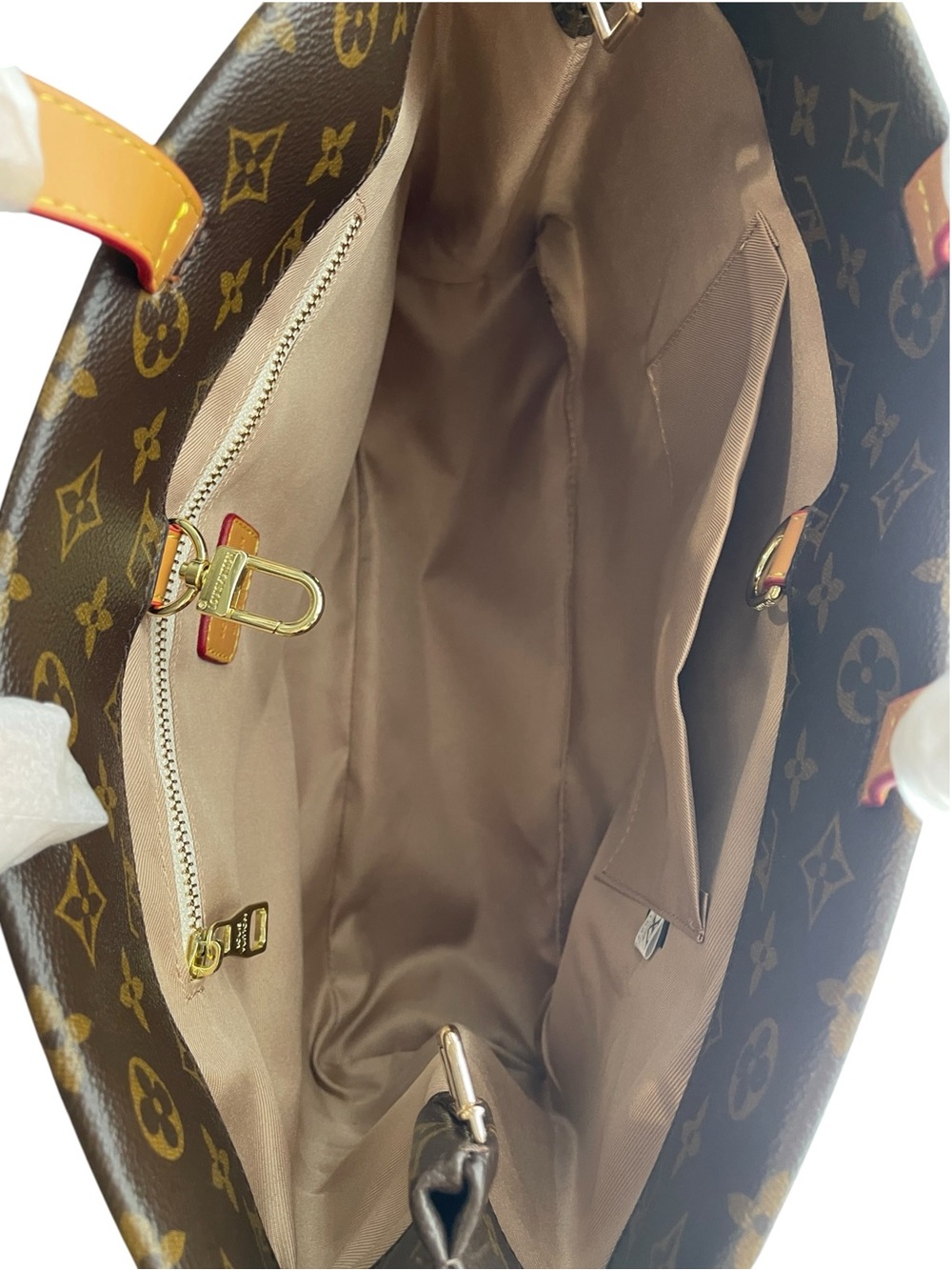 π€ Womenβs Monogram Oversized Shopper Tote with Strap π€ - Picture 11 of 13